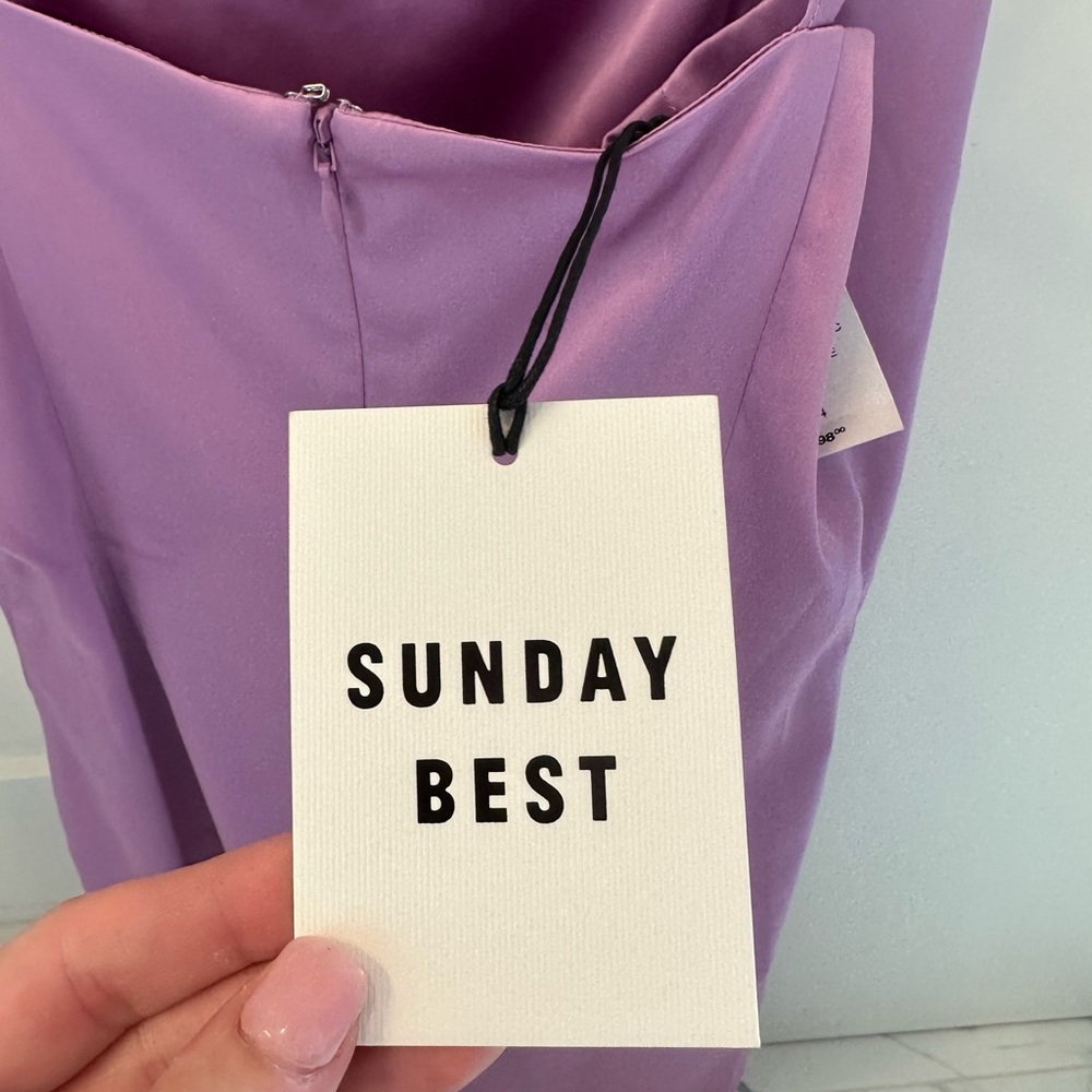 Aritzia Sunday Best Purple Dress